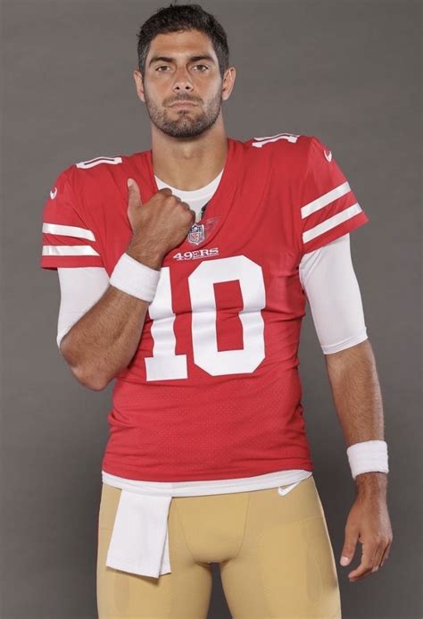 Jimmy Garoppolo | Men in uniform, Rugby men, Nfl football 49ers