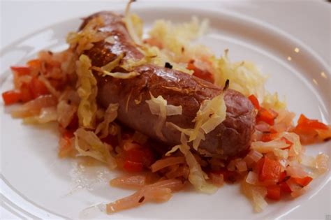 German Sausage and Sauerkraut - Make It Like a Man!