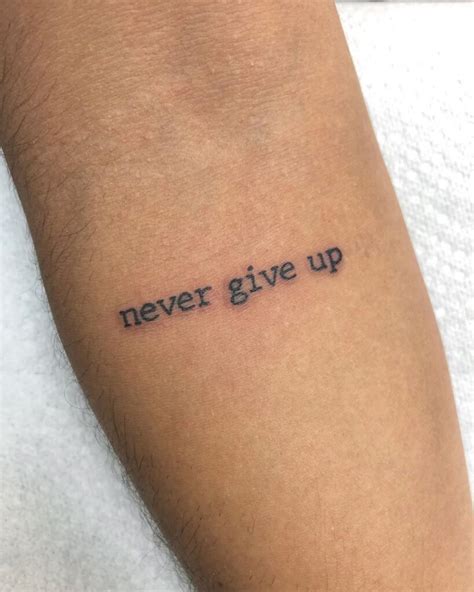 81 Hình Xăm Never Give Up Đẹp Nhất ️ Tattoo Cho Nam Nữ mới nhất 2023