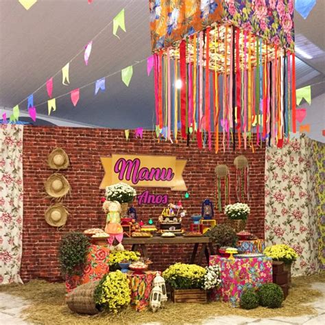 Decoração de festa junina: 90 ideias coloridas e criativas | Decoração de festa junina ...