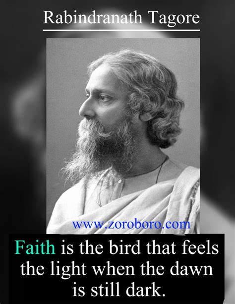 Rabindranath Tagore Quotes. Inspirational Quotes, Poems, Love, Wisdom & Faith. Tagore Short ...