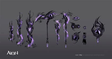 ArtStation - Aion 5.8_Dark Dragon King's Weapons, JuYoung Ha (untitle) Robot Concept Art, Weapon ...