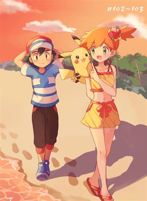 Pinterest | Ash and misty, Pokemon ash and misty, Misty from pokemon