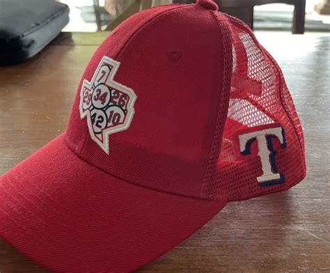 TEXAS RANGERS RETIRED Numbers Cap Limited SGA 7-14-23 Snap Back ...