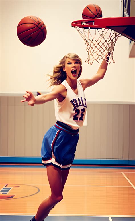 Taylor-swift-Dunking-Basketball-yelling-AI by plutocrack on DeviantArt