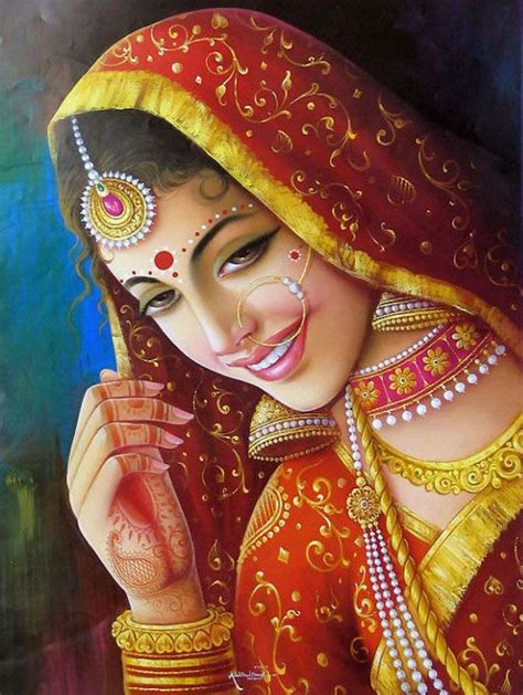 50 Most Beautiful Indian Paintings from top Indian Artists | Indian ...