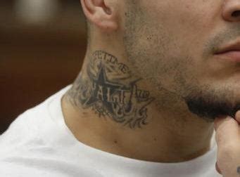 Here’s Aaron Hernandez’s full ‘Lifetime Loyalty’ neck tattoo