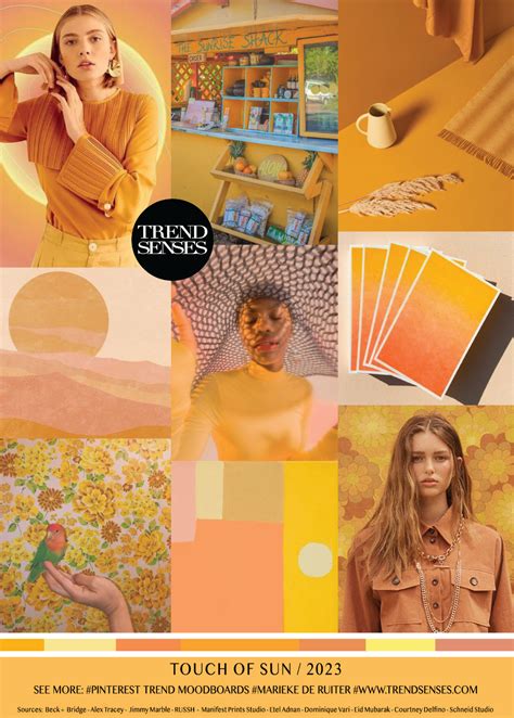 TOUCH OF SUN // 2023 – Trendsenses - Moodboard - Trend - Mood - Marieke ...