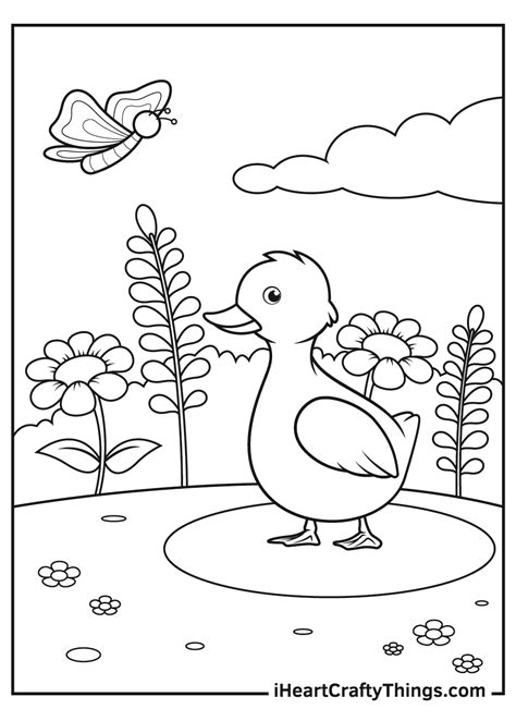 Duck Coloring Pages (Updated 2021)