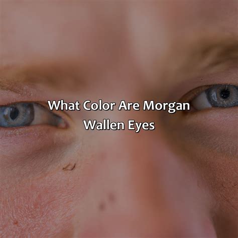 What Color Are Morgan Wallen Eyes - colorscombo.com