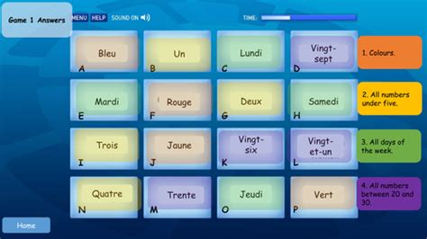 Only Connect - French Game / Starter / Plenary - Basic vocabulary ...