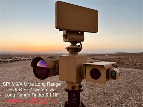 Radar thermal imaging long range flir camera