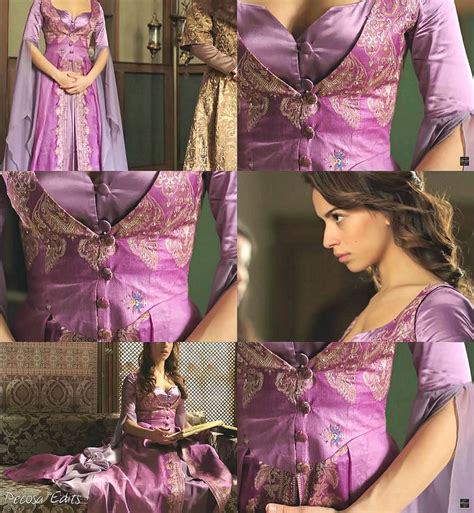 muhtesem yuzyil kosem, magnificent century kosem, Yasemin hatun, purple.pink dress Purple ...