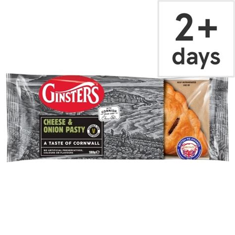 Ginsters Cheese & Onion Pasty 180G - Tesco Groceries