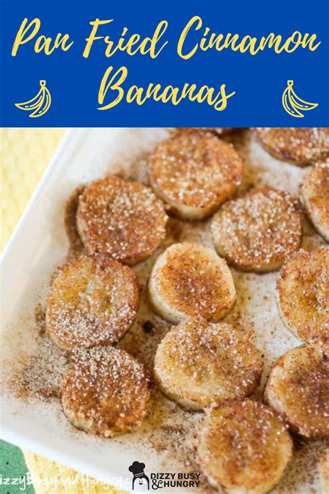 Pan Fried Cinnamon Bananas | Recipe | Milk recipes, Cooking cinnamon, Yummy snacks
