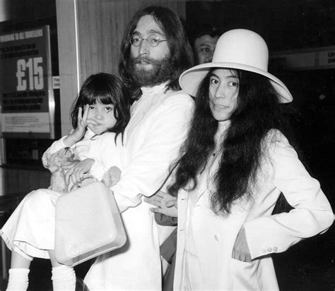 John, Yoko & Kyoko by Central Press