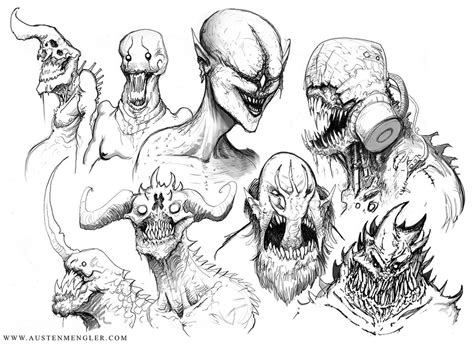 SCARY SKETCHES — The Art of Austen Mengler