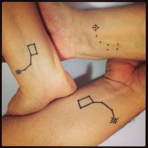 Minimal tattoo. Osa menor y estrella polar ( polaris) Half Sleeve Tattoo, Sleeve Tattoos, Mini ...