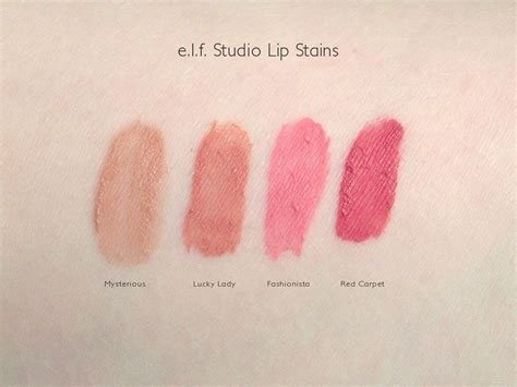 e.l.f. Studio Lip Stain Swatches | e.l.f. Studio Lip Stain s… | Flickr