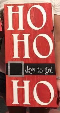 HO HO HO countdown | Diy holiday decor, Christmas crafts, Christmas decor diy