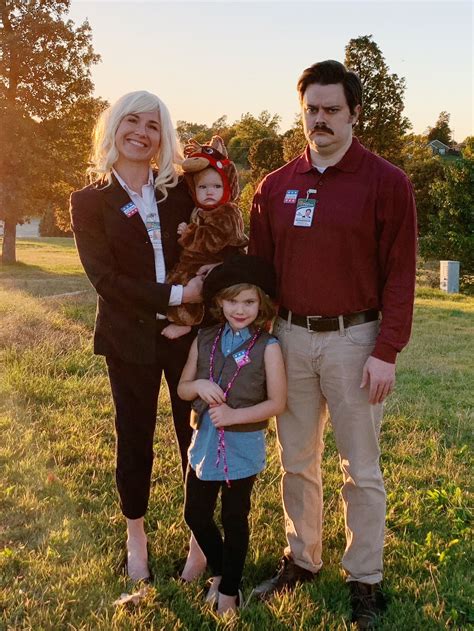 Parks and Rec Family Halloween Costumes | Newborn halloween costumes ...