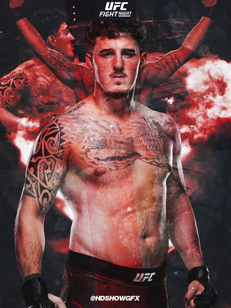 Download Tom Aspinall UFC Poster Wallpaper | Wallpapers.com