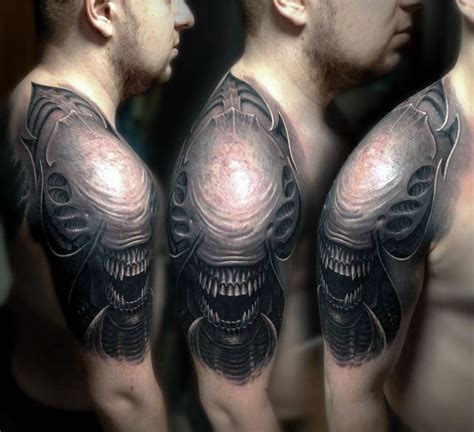 Biomechanical Tattoos by Stepan Negur | Alien tattoo, Giger tattoo, Biomechanical tattoo