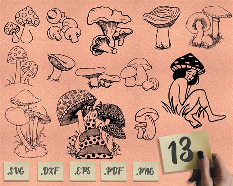 MUSHROOM SVG, mushroom clipart, mushrooms svg, food svg,woodland svg,mushroom clip art,mushroom ...