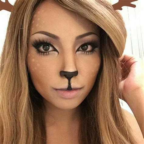 Doe makeup | Halloween makeup looks, Deer halloween makeup, Halloween make