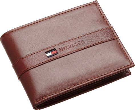 Brown leather wallet PNG image