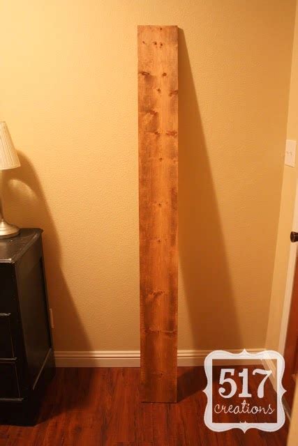517 creations: Ruler Growth Chart: Pottery Barn Knock Off