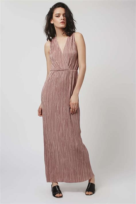 Pleated maxi dress by Oh My Love #Topshop | Fancy dresses, Fashion ...