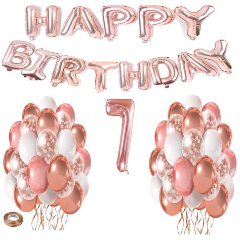 Rose Pink Happy Birthday Balloon 7 Years | Shop Today. Get it Tomorrow! | takealot.com