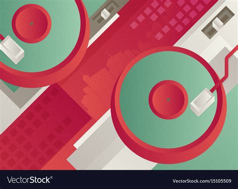 Designed modern dj music banner Royalty Free Vector Image