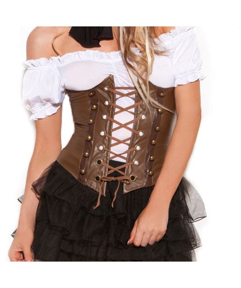 Adult Steampunk Corset Costume - Men Costumes