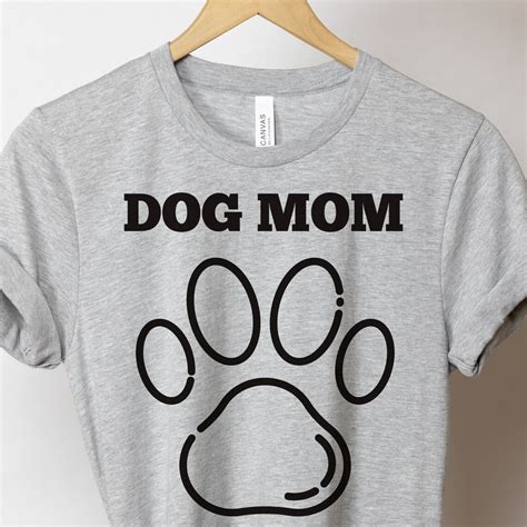 Dog Mom T Shirt Dog Mom Tee Dog Mom T Shirt Gift For Dog | Etsy