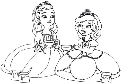 Sofia The First Coloring Pages - Coloring Home