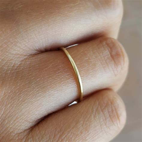 Simple Gold Ring - Etsy