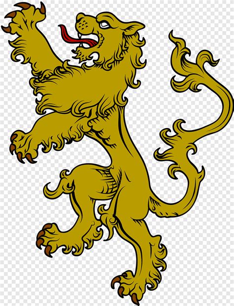 Yellow lion art, Lion Coat of arms Heraldry Crest Symbol, coat, animals ...