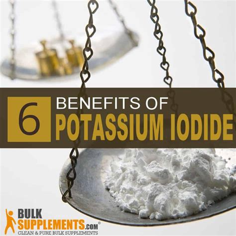 6 Versatile Benefits of Potassium Iodide