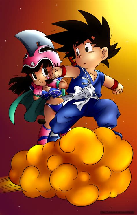 Goku and ChiChi by amylou2107 on DeviantArt