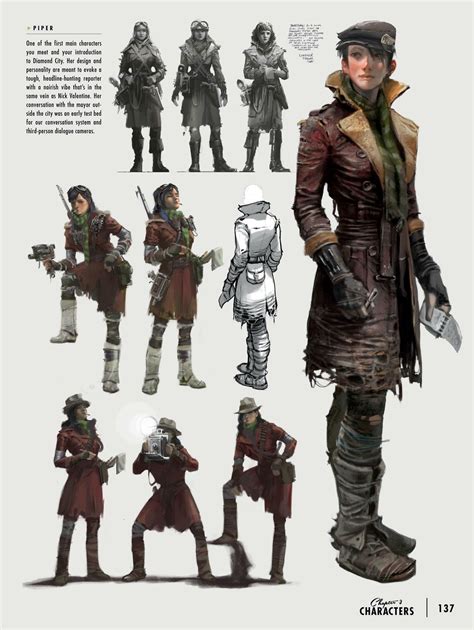 Image : Fallout 4 - Piper Concept Art - Imgur | Fallout concept art, Fallout 4 concept art ...