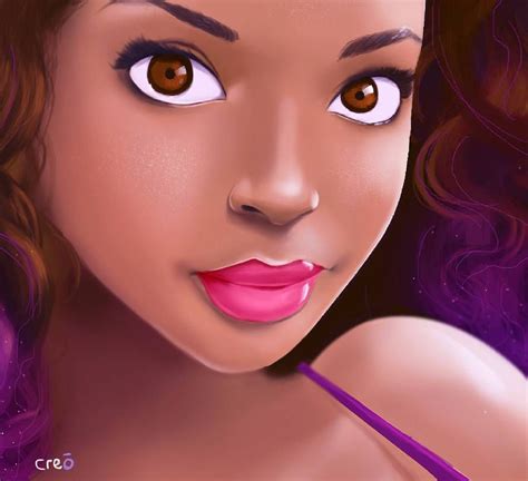 Black Girl Art, Black Women Art, Black Art, Art Girl, Girl Cartoon ...