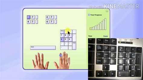 Typing master number keypad - YouTube