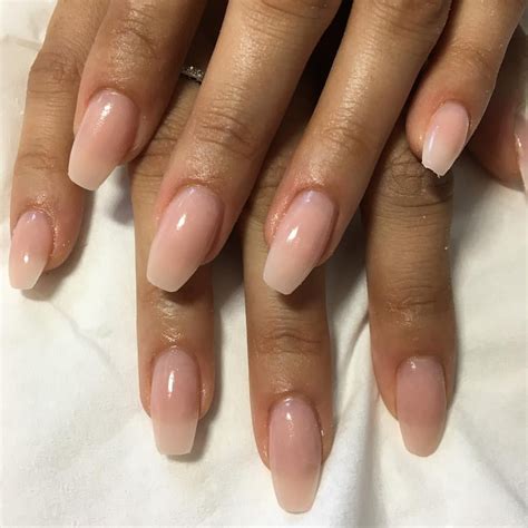 Fresh sculpted natural looking nail extensions 😍#naturallooknails # ...