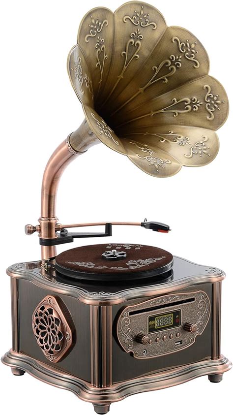 Amazon Com Bronze Vintage Classic Retro Antique Phonograph Gramophone | My XXX Hot Girl