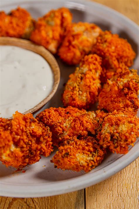 5 Ingredient Air Fryer Buffalo Chicken Nuggets - Sweetphi