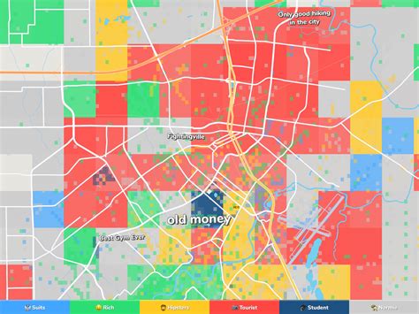 Lafayette Neighborhood Map