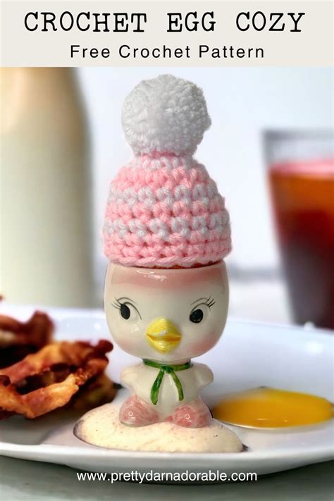 Free Crochet Egg Cozy Pattern - Pretty Darn Adorable