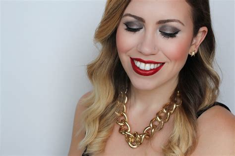 NYE Red Glitter Lips - Living After Midnite